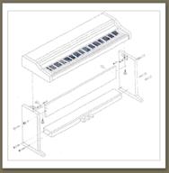 demontage piano numerique